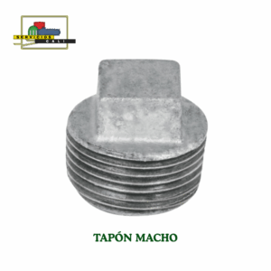 Tapón Macho Galvanizado.