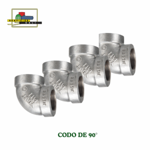 Codo de 90° Galvanizado.