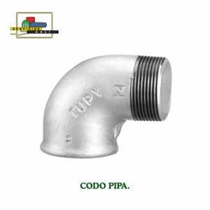 Codo Pipa de  90° Galvanizado