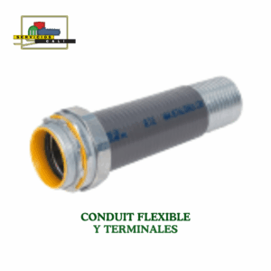 Conduit Flexible con Terminales Metálicos